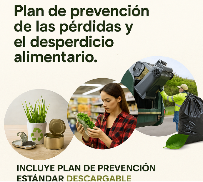 Plan de prevención de las pérdidas y el desperdicio alimentario. Ley 1/2025